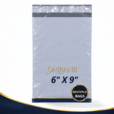 Poly Mailers #1, 6" X 9" & Multiple Bags | Durable Flexible Mailing Envelopes