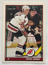 1991-92 O-Pee-Chee #294 Bruce Driver New Jersey Devils
