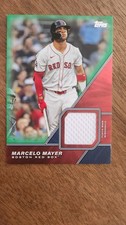 2026 Topps Series 1 Marcelo Mayer Major League  Material Green /99 Relic Red Sox