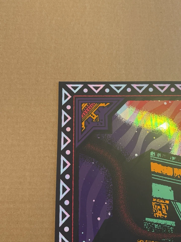 My Morning Jacket - One Big Holiday 2024 Official Poster - FOIL VARIANT - LE/60 - Image 4 of 4