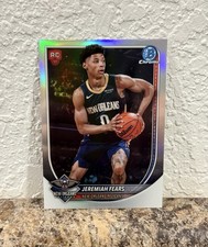 2025 Bowman Chrome Jeremiah Fears Red Shield Refractor Rookie Redemption 🔥 SSP