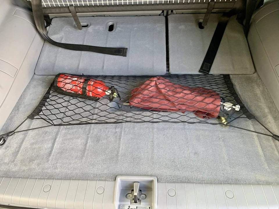 Red de carga de malla estilo piso maletero trasero para MERCEDES-BENZ CLASE ML 1998-2005 nueva Foto 3 de 4