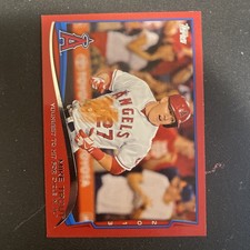 2013 Topps - Award Winner Mike Trout #536 Red color match. 