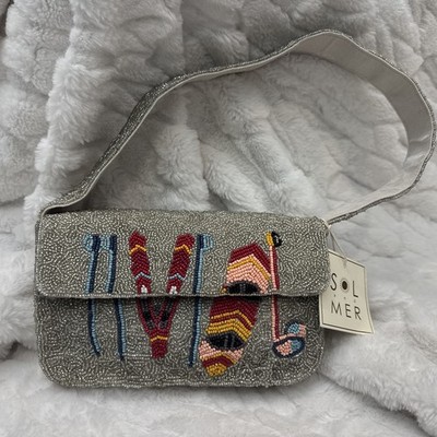 NWT Sol And Mer  Beaded Bag Shoulder Bag