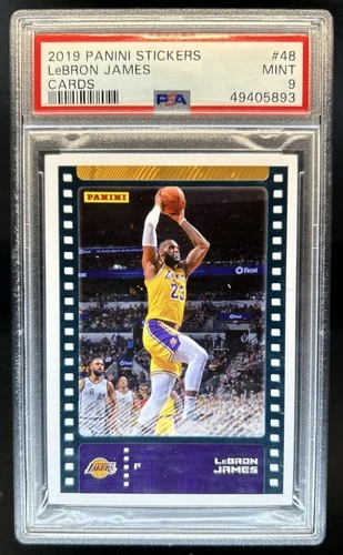 2019-20 NBA Sticker and Card LeBron James Limited Edition Cards #48 PSA 9