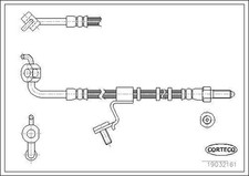 Flexible de frein Ford ORION
