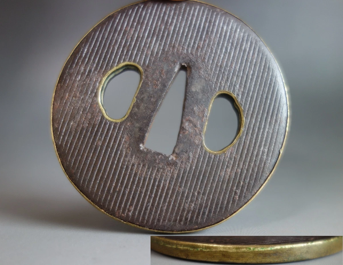Iron 主1850-1899 年日本刀镡| eBay