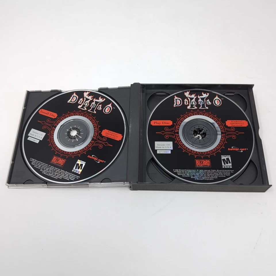 Diablo Game Lot: II 2 Jewel Case & III 3 Big Box (PC DVD-ROM) - Image 3 of 4