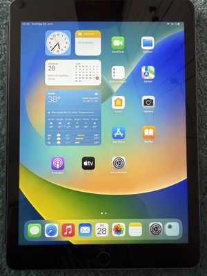 Apple iPad pro 9,7 Wi-Fi 128 GB spacegrau (2.Gen.) mit orginal Apple Keyboard
