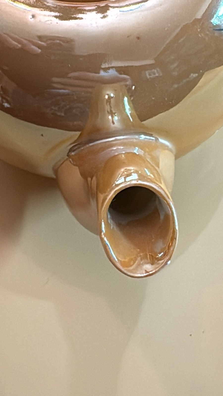 Vintage TA Japan Lusterware Tea Set Cherry Blossom Service for 6 Gold Peach Pink