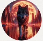 Hayleybug Mint 1 oz .999 Fine Silver Scarlett Nomad Wolf Rose Gold Guilded 2/5