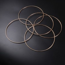 10 Pcs Hanging Decor Macrame Ring Crafts Metal Rings Small for Dreamcatcher