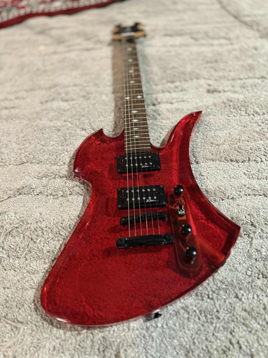 BC Rich Mockingbird acrylic red guitar | eBay