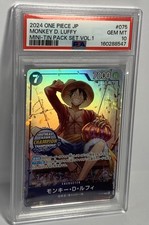 One Piece Tin Pack Set Vol 1 Card Prices | One Piece | PSA