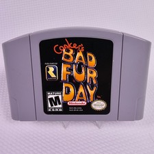 Conker's Bad Fur Day Nintendo N64 Game Only, Tested and Working, Great Condition