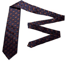 Ermenegildo Zegna Tie Men's Abstract Geometric Silk Necktie Handmade In Italy