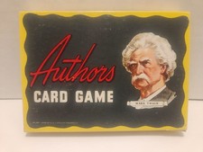 Vintage Authors Card Game Complete 44 Card Deck Instructions Whitman Ships Free 