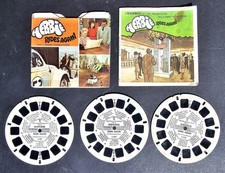 1974 Walt Disney Herbie Rides Again View Master Book and 3 Reel Set B578
