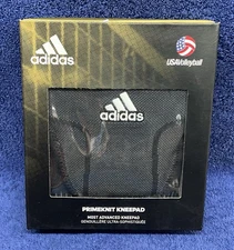 New In Box Adidas Black Size Medium Primeknit Volleyball Kneepads