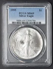 1995 Silver Eagle PCGS MS69 $1 - COINGIANTS -