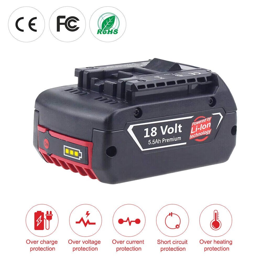 Batteria Originale 18V 8.0Ah per Bosch 18V Professional GBA
