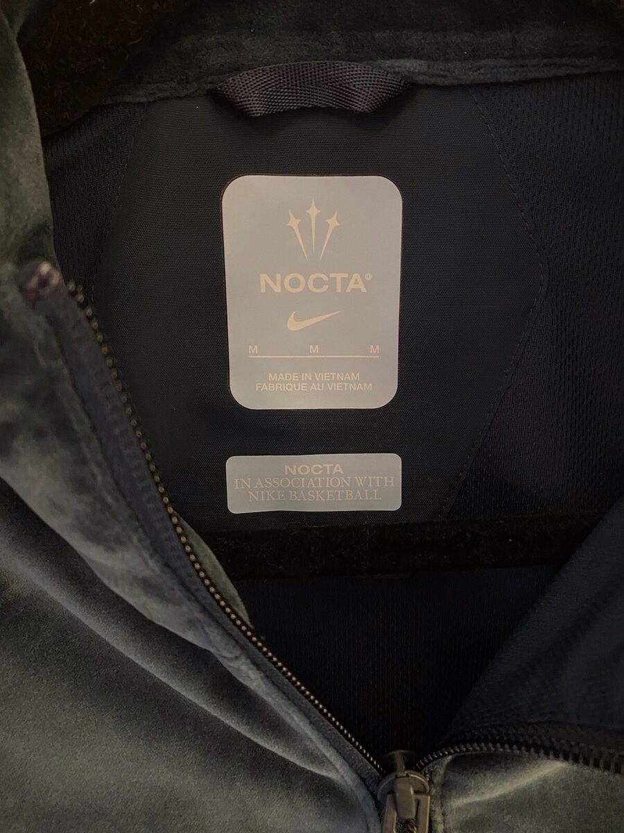 Nike x NOCTA x Drake Velour Track Jacket Swarovski Crystals Nike x NOCTA x Drake Velour Track Jacket Swarovski Crystals