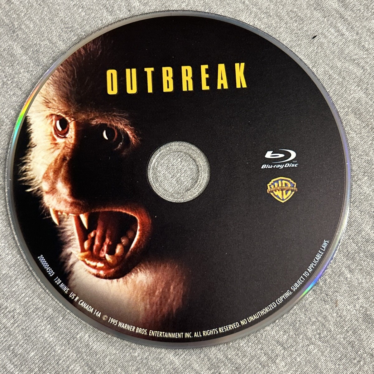 その他 Outbreak (1995 Film) [CD] Outbreak (Blu Ray, 2008) [1995] Dustin Hoffman, Rene Russo
