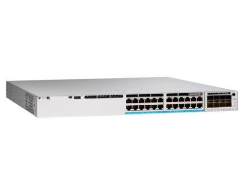 New Cisco Catalyst C9300-24UXB-A 24x 10G/mGig RJ45 UPoE Switch + C9300-NM-8X - Picture 5 of 7