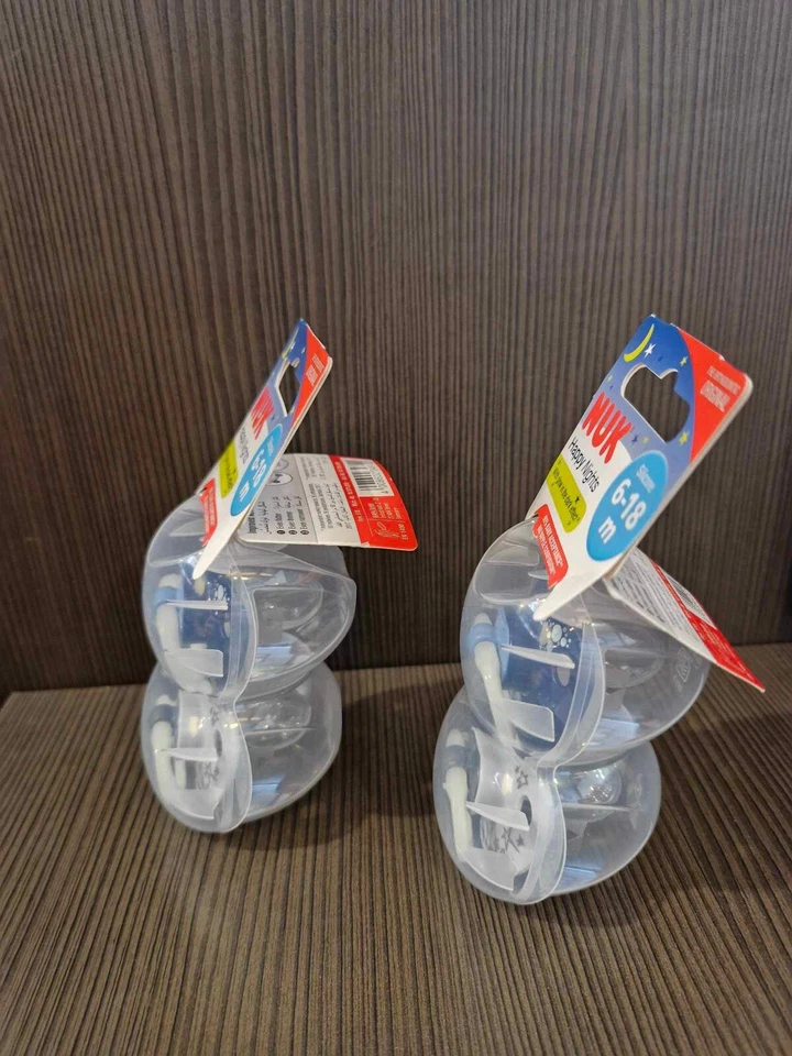 NUK Dummies - Glow In The Dark 2x 2 Pack 6-18m - image 3 of 4