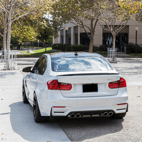 For BMW 3Series F30 M3 F80 2012-17 Carbon Fiber Rear Trunk Boot Lip Wing Spoiler - Picture 14 of 15