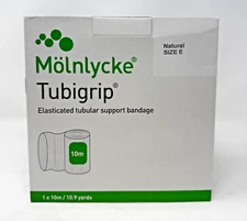 Molnlycke 1434 Tubigrip Size E 3.5" x 10M Natural - Sealed Box Exp 6/28