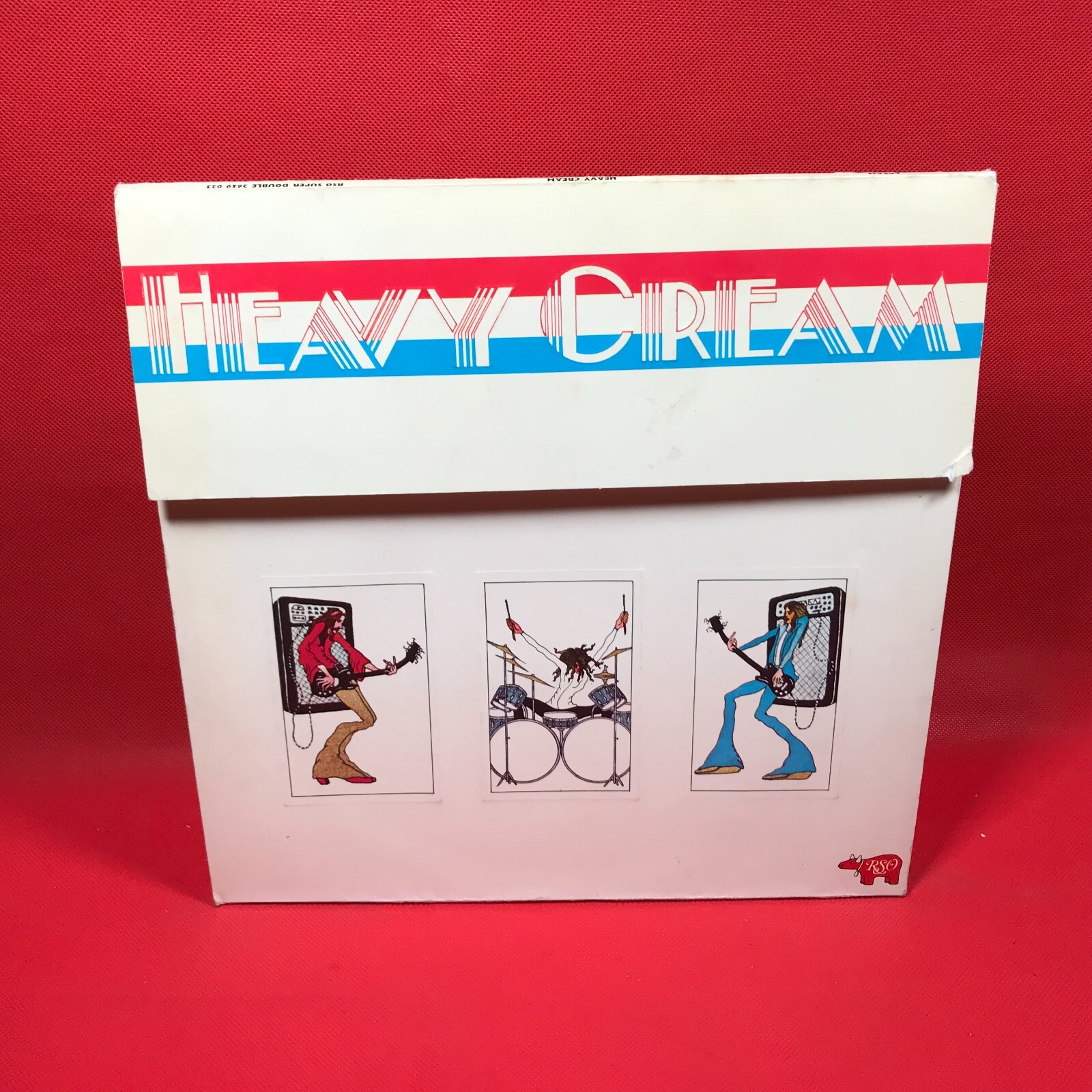 CREAM Heavy Cream 1973 UK double vinyl LP with inners featuring Badge and Strange Brew