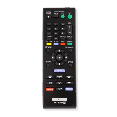 RMT-B115A Replace Remote fit for Sony Blu-Ray Disc DVD Player BDP-S580 BDP-S380