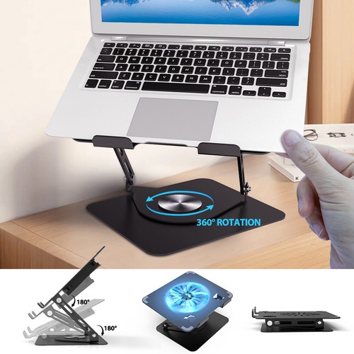 Portable Gaming Laptop Cooling Pad Foldable Laptop Pc Stand Holder Cooler Table - Picture 6 of 14