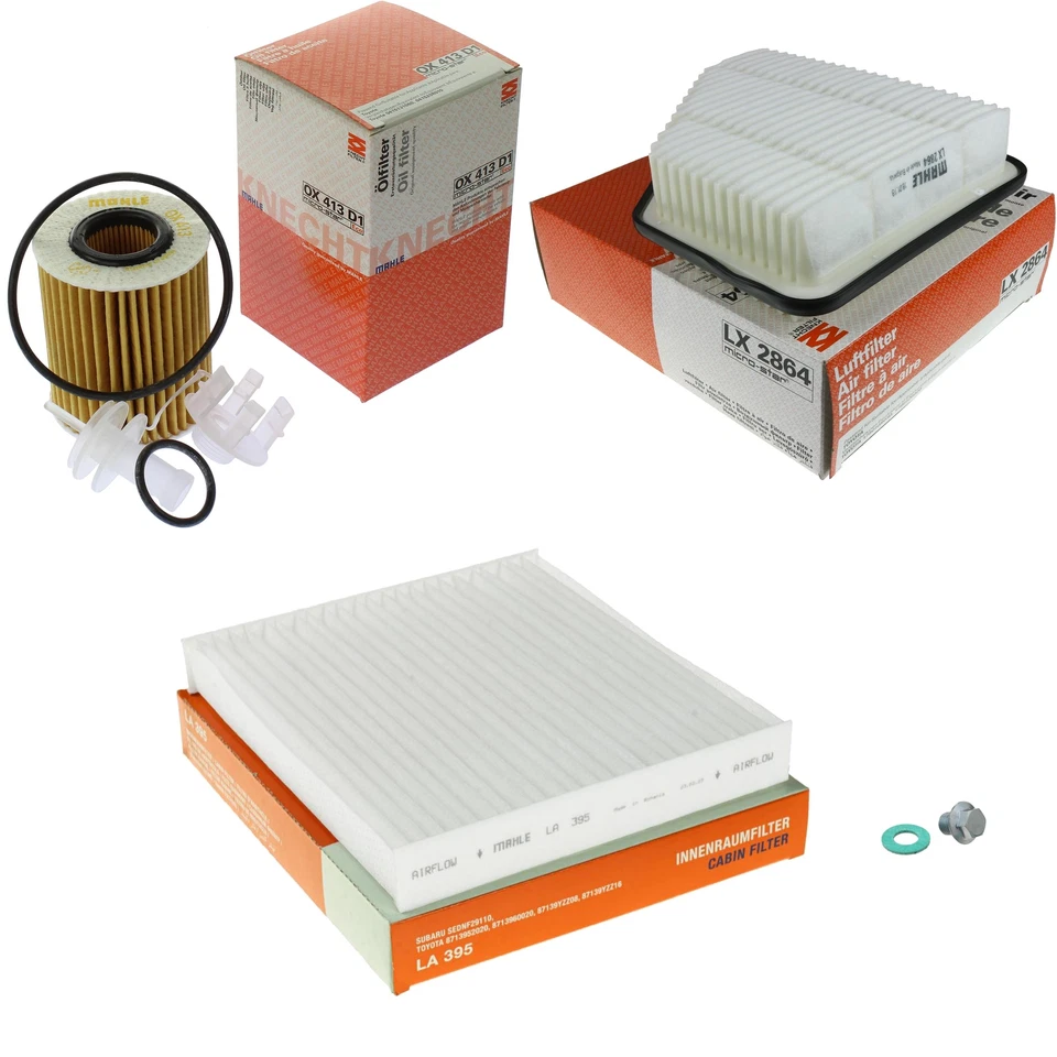 MAHLE Inspektionspaket Filterset für Toyota Avensis Kombi 2.2 D-4D 2.0 Auris