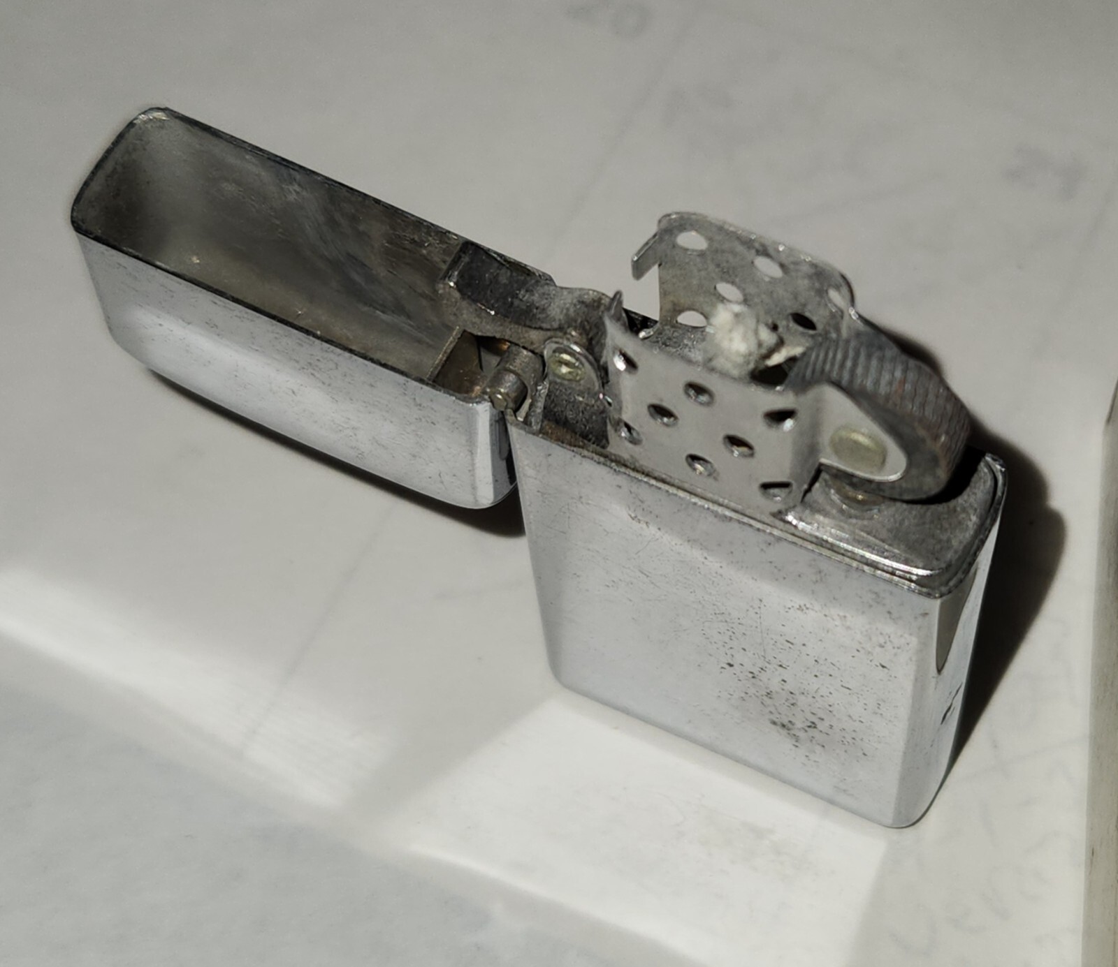 VINTAGE ZIPPO SLIM LIGHTER in Box eBay