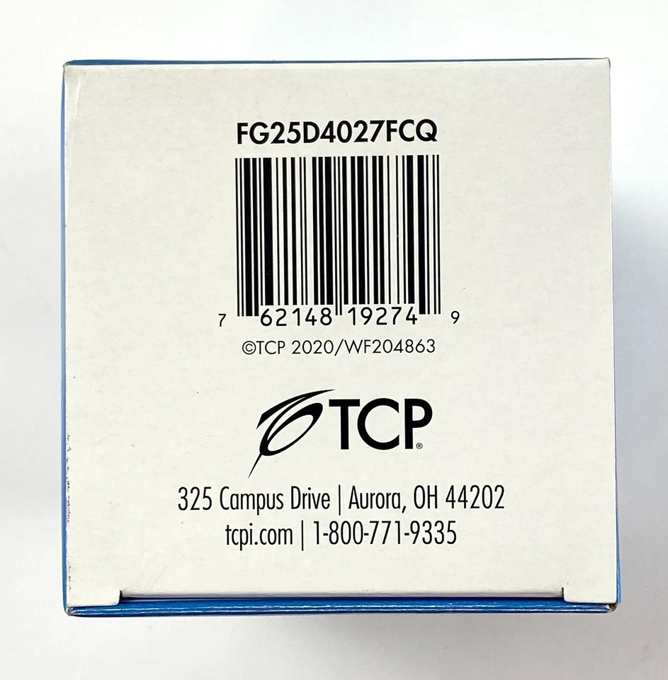 TCP LED Light Bulb Globe Filament Frosted 4.5W G25 120V FG25D4027FCQ Set of 4 - Image 4 of 4