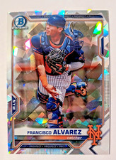 2021 Bowman Chrome Francisco Alvarez Atomic Refractor #bcp-53 Mets Rookie 