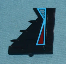 vintage FOUR STAR TRANSISTOR ROBOT JET BLACK TAIL FIN part only