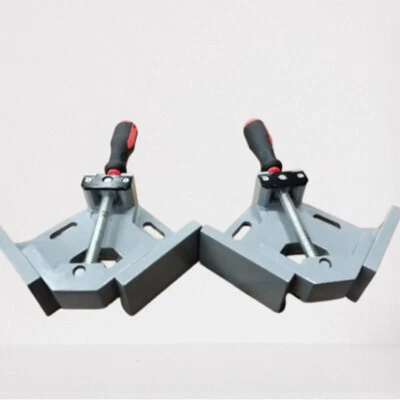 QNGENET 2x 90° Right Angle Clamps Woodworking Corner Clamp Vice Grip Welding Clip GB