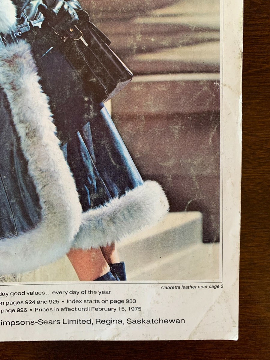 1974 Simpsons Sears Fall & Winter Catalogue Canada | eBay