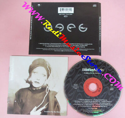 CD BILLIE RAY MARTIN Deadline For My Memories 1995 Europe no lp mc dvd (cs15) *