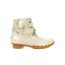 Sperry Top-Sider Little Kids Saltwater Oat/Metallic Camo Duck Boots