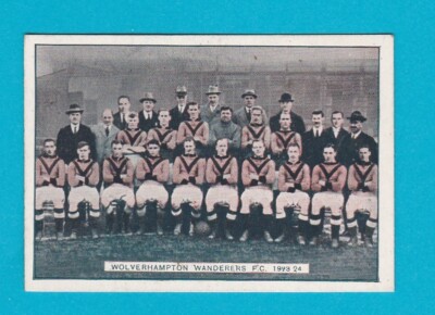 WOLVERHAMPTON F. C. - THE FOOTBALL TEAM OF 1923-24 - BUCKTROUT & CO. LTD.