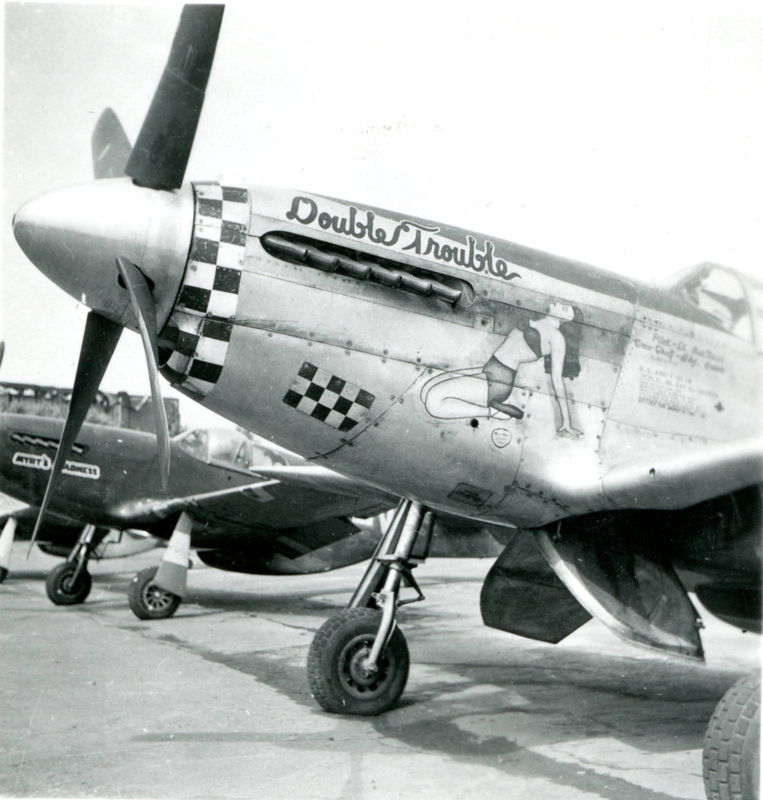 WWII Photo  US Army P-51 Mustang 