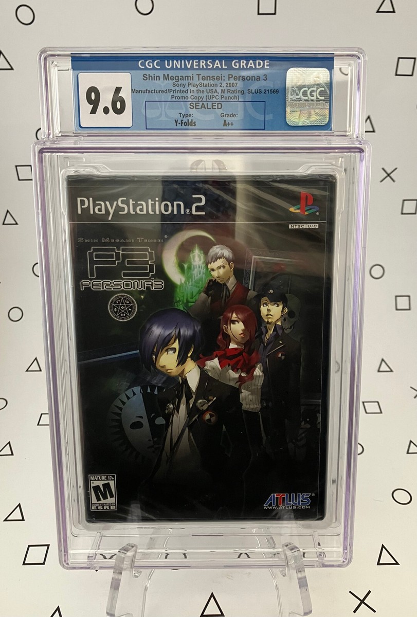 Persona 3 Sealed PS2 - CGC 9.6, A++ Promo Copy Shin Megami Persona 3 Sealed PS2 - CGC 9.6, A++ Promo Copy Shin Megami