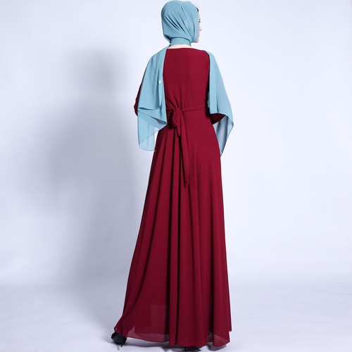 Ramadan Kaftan Abaya Muslim Women Long Dress Maxi Robe Dubai Party Gown Abayas - Picture 69 of 220