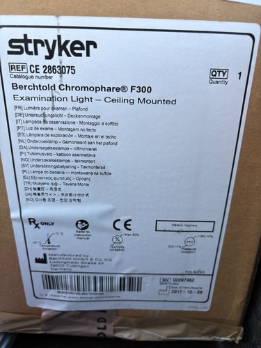 Stryker Berchtold Chromophare F-300 LED exam light Ceiling Mount 2863075 - Picture 5 of 5