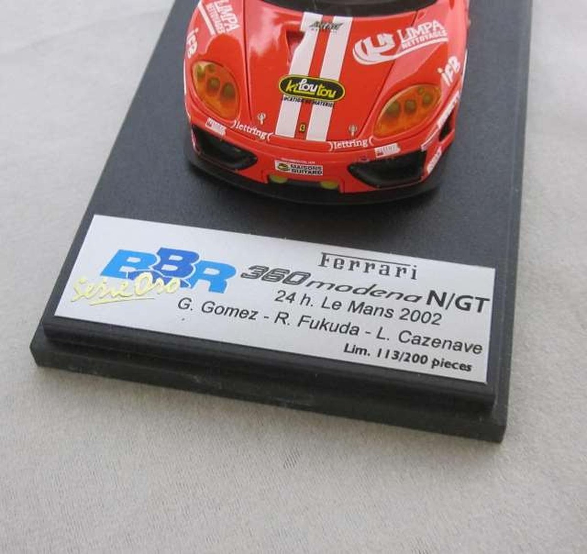 Bbr Ferrari 360 Modena N/Gt 1/43 Minicar | eBay