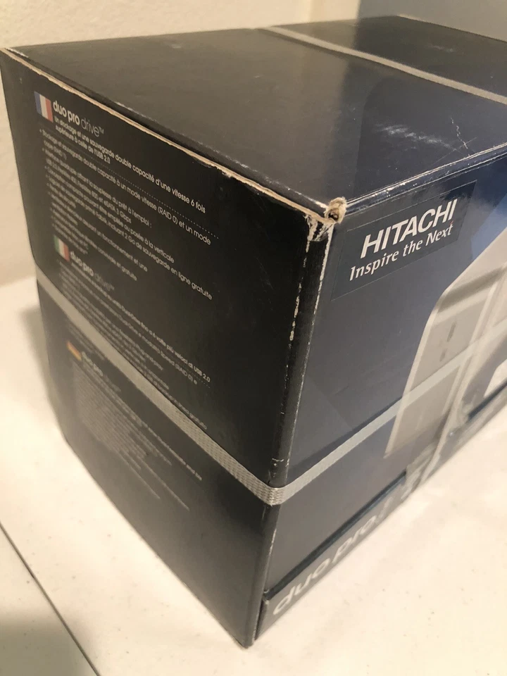 Hitachi 2TB Duo Pro Drive - Desktop External HD - Factory Sealed - Image 4 of 4